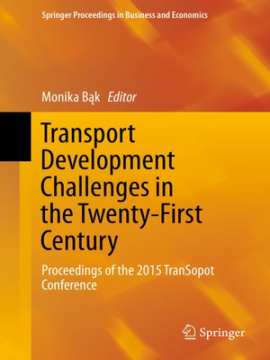 cover image of Transport Development Challenges in the Twenty-First Century